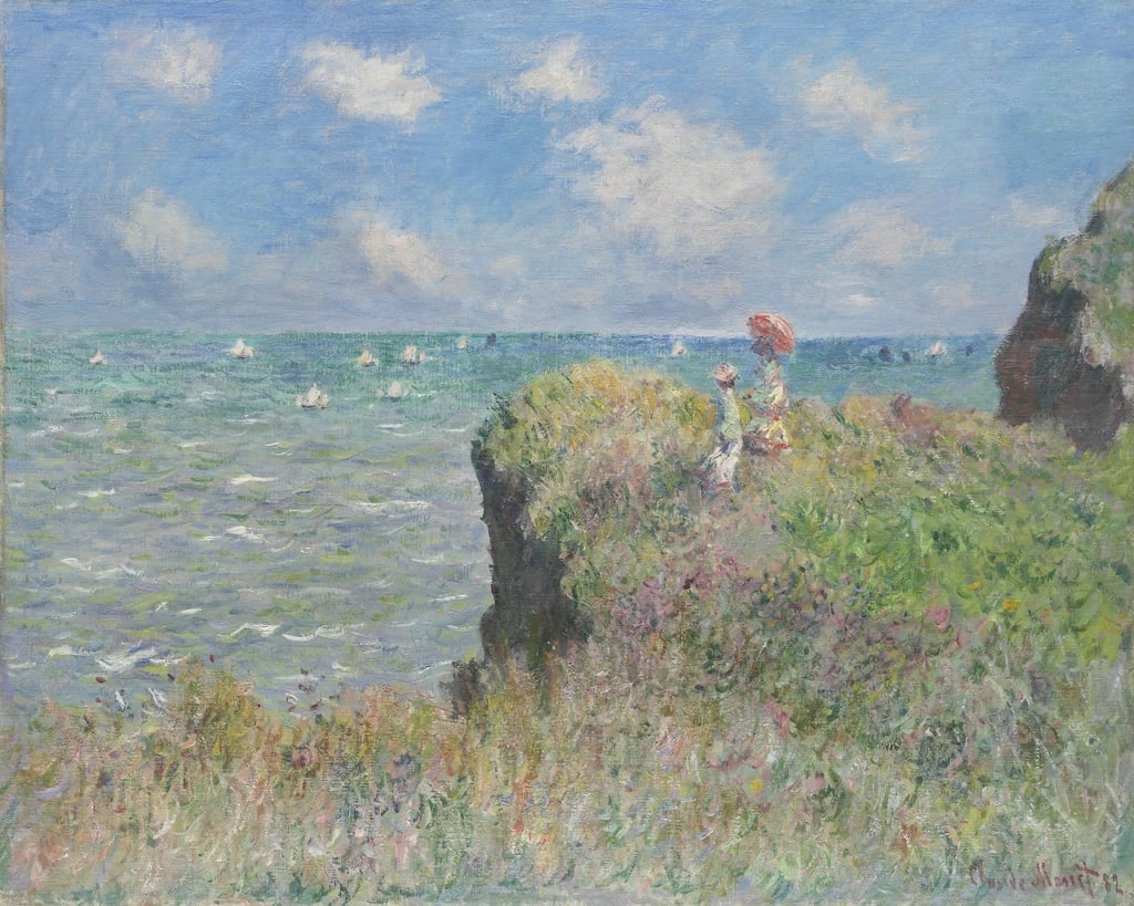 Passeggiata sulla scogliera a Pourville - Art Institute of Chicago